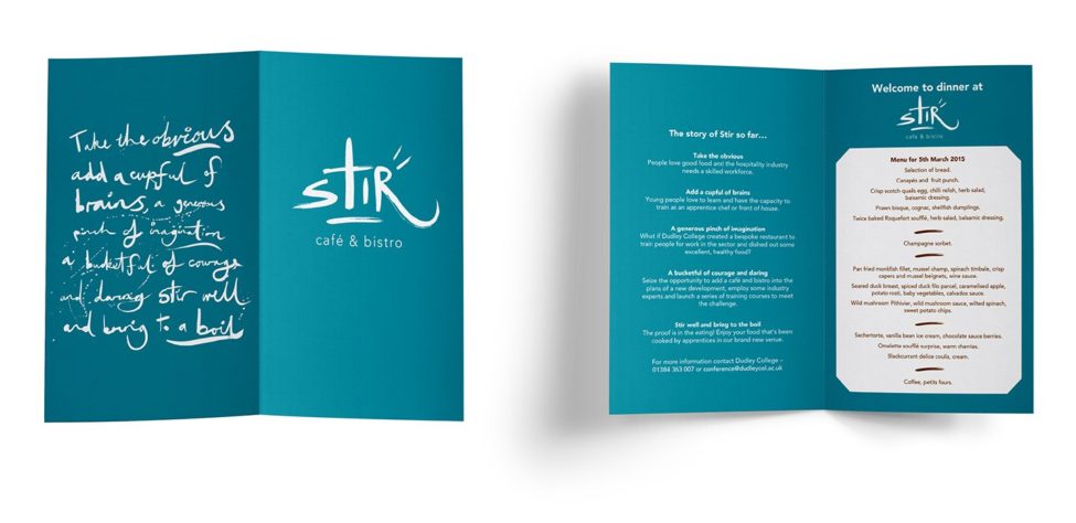 Stir menu