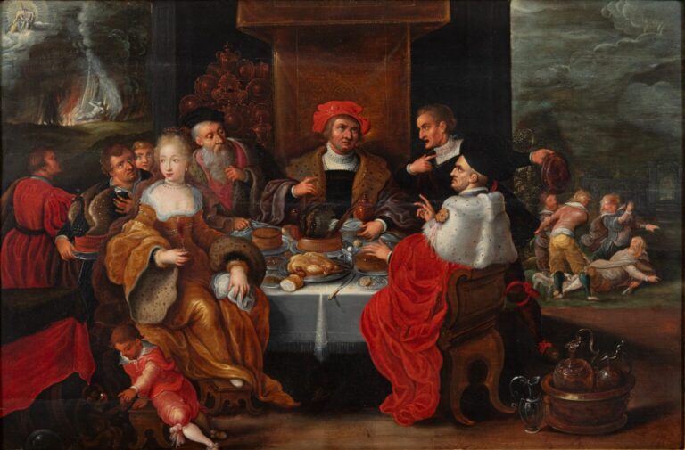 William Avery Fine Art - The rich man Lazarus