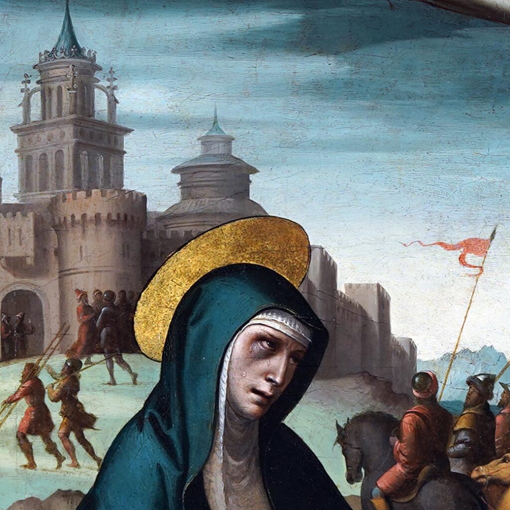 Crucifixion Juan de Borgoña Detail
